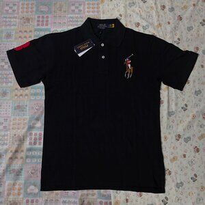 Ralph Lauren Black Short-Sleeved Polo Shirt